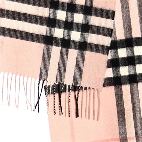 sciarpa burberry cashmere rosa